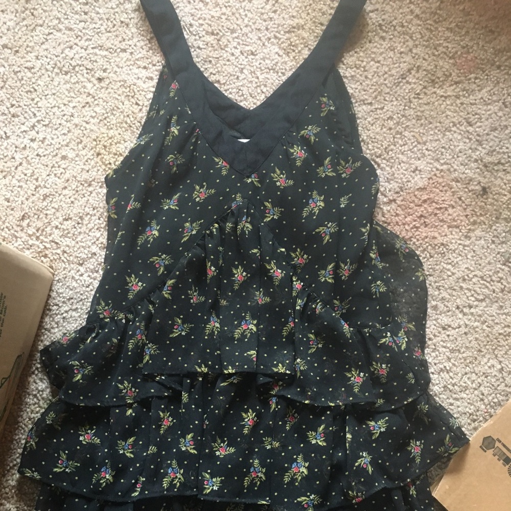 Flowy summer floral top